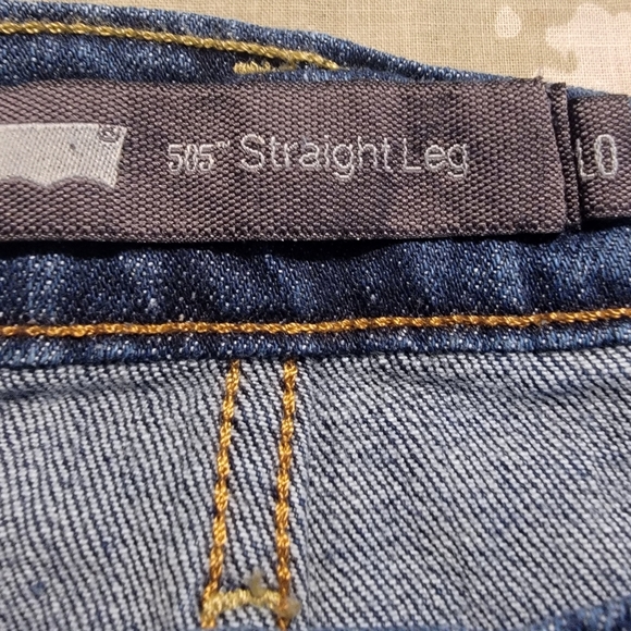 Levis 505 Womens Straight Leg Jeans - Picture 6 of 7